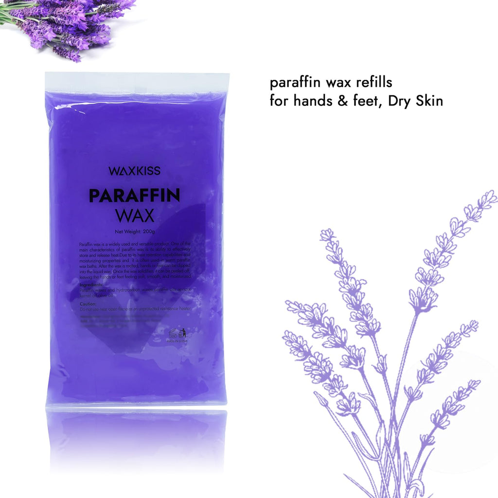 wewax 6 packs Paraffin Wax for Hand and Feet, Lavender scent Wax for Hands