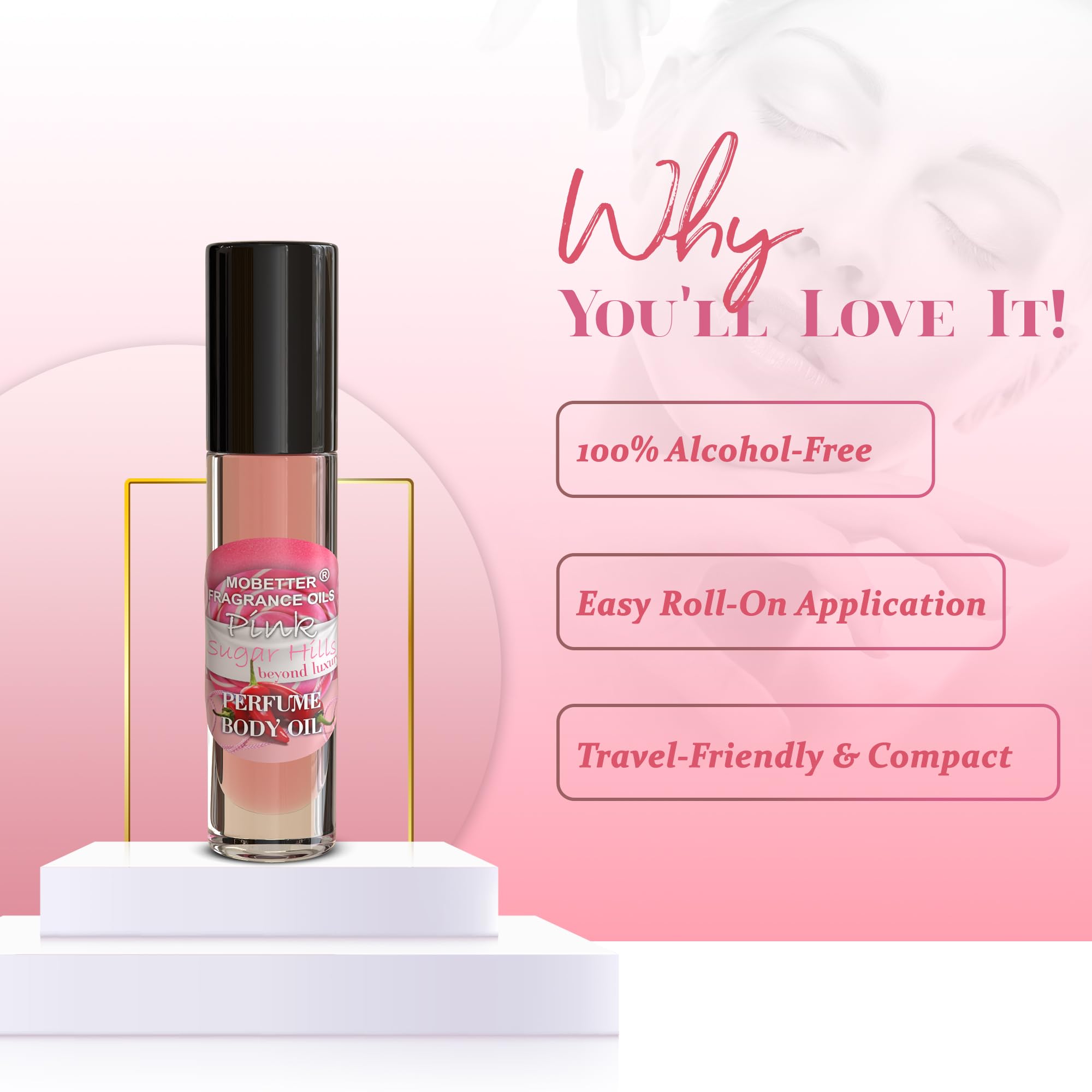 MOBETTER FRAGRANCE OILS Pink Sugar Hills Beyond Luxury Perfume Body Oil