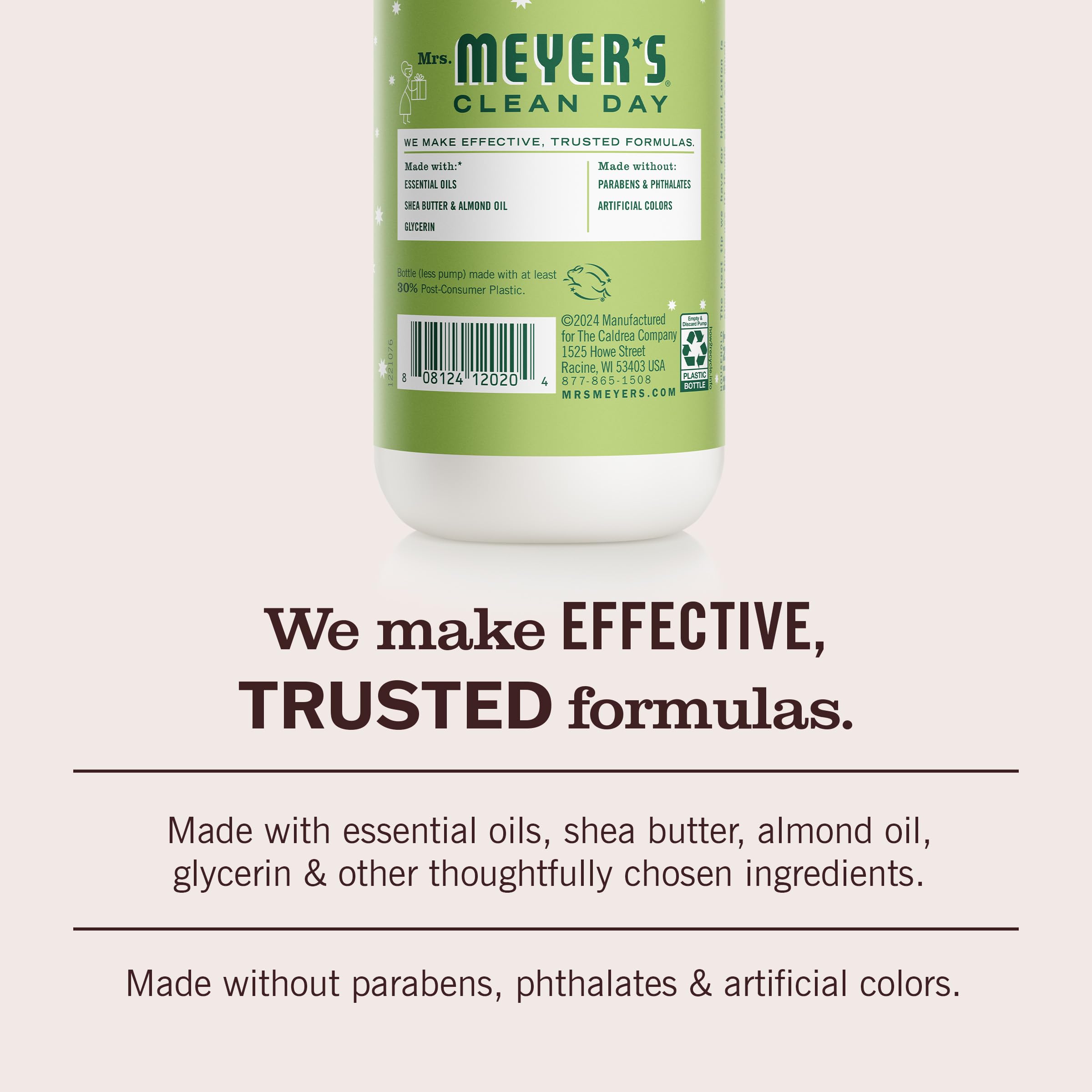 MRS. MEYER'S CLEAN DAY Hand Lotion, Iowa Pine Scent, 12 Ounce Bottle