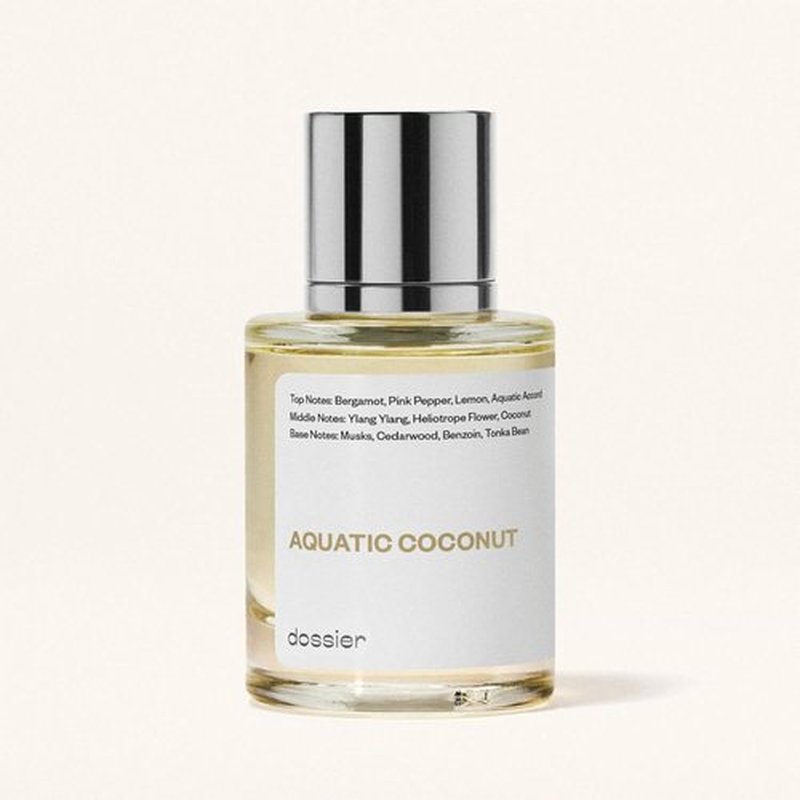Dossier Aquatic Coconut | Beach Walk Inspired Fragrance - Fresh & Tropical Scent