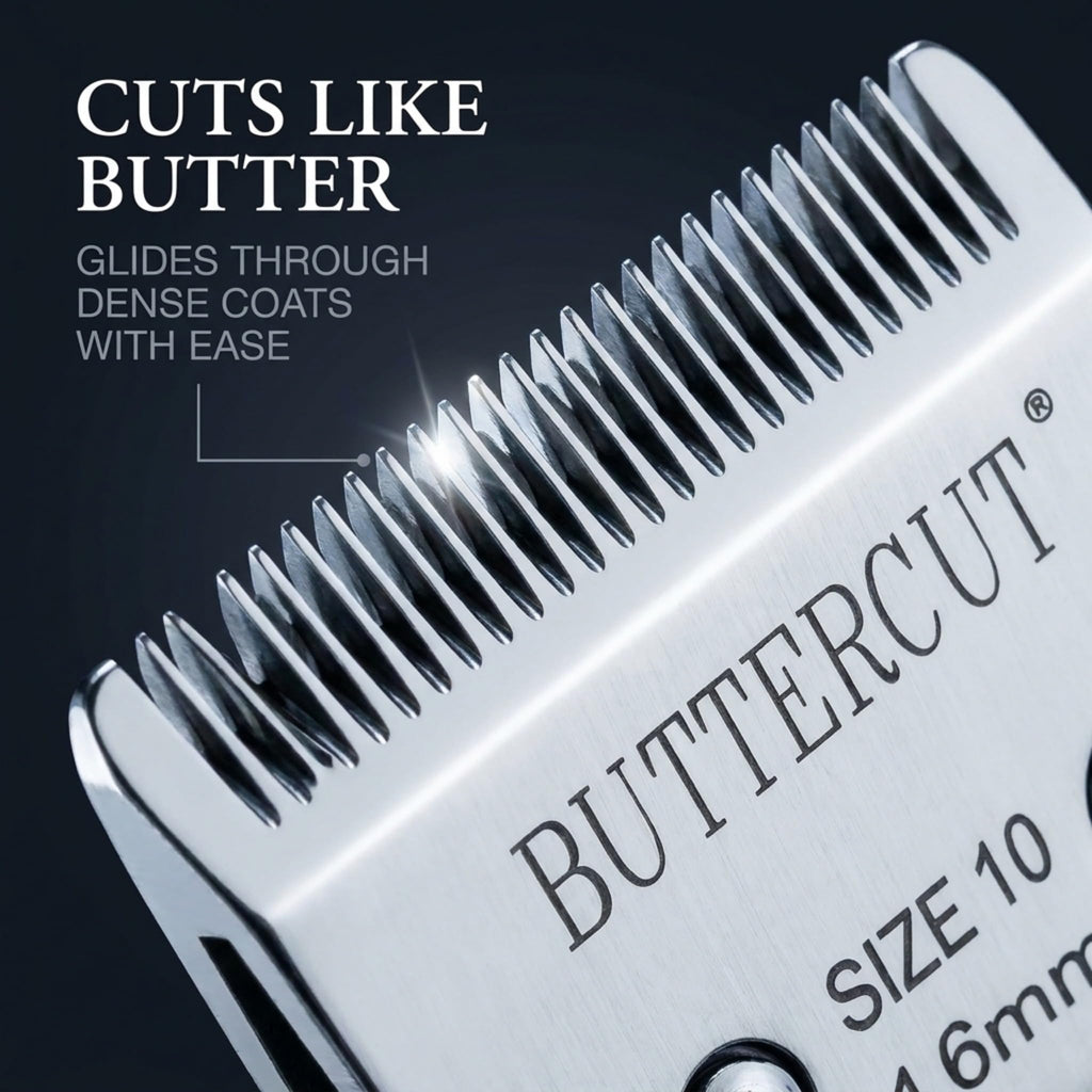 Geib Buttercut Stainless Steel Dog Clipper Blade, Size-10, 1/16-Inch Cut Length