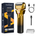 BEAUTYCARE Electric Foil Shaver for Men, for Short Beard, Gold