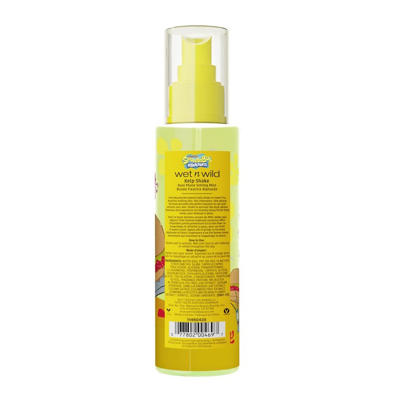 wet n wild Spongebob Dual Phase Setting Mist - Kelp Shake