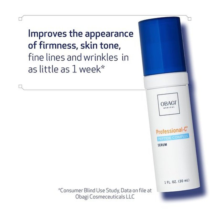 Obagi Professional-C Peptide Complex Serum - Enhances Firmness, Even Skin Tone & Reduces Fine Lines