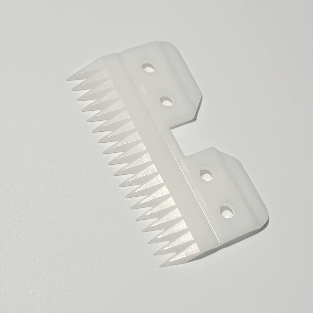 4pcs Oster Fast Feed Clipper Ceramic Blade - Pet Dog Cat Grooming Clipper Replacement Blades, for A5 Trimmer Series, for Andis 18 Teeth Detachable Ceramic Blade Part, for Wahl KM2 KM5 KM10