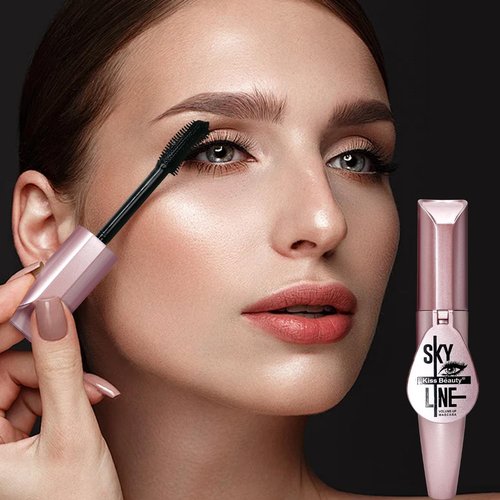 Skiennix Black Natural Eye Makeup Mascara - Defines Lashes & Sculpt Brows, Cruelty-Free & Vegan | 1 Count