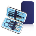 Manicure Kit Christmas Stocking Stuffers for Men, 7 Pcs Manicure and Pedicure Kit, Blue Nail Care Kit Christmas Gifts for Adults, Christmas Gifts for Teens Dad Husband Boyfriend Father