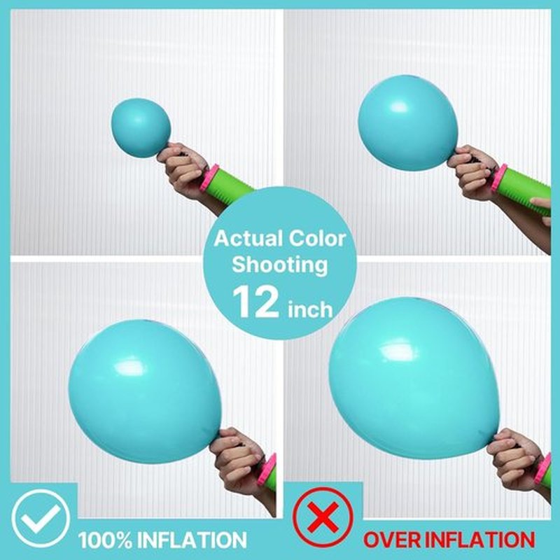 PartyWoo Teal Balloon Arch Kit - 152pcs in Various Sizes for Baby Showers, Graduations & Parties