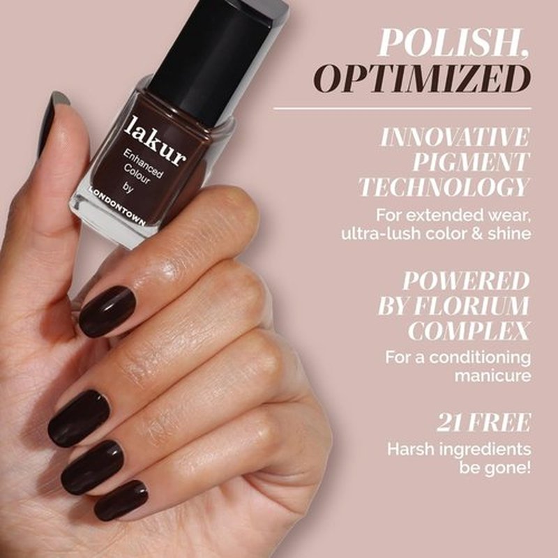 LONDONTOWN Earth Tones Nail Polish Set - Natural Shades for Elegant Manicures | 4-Pack