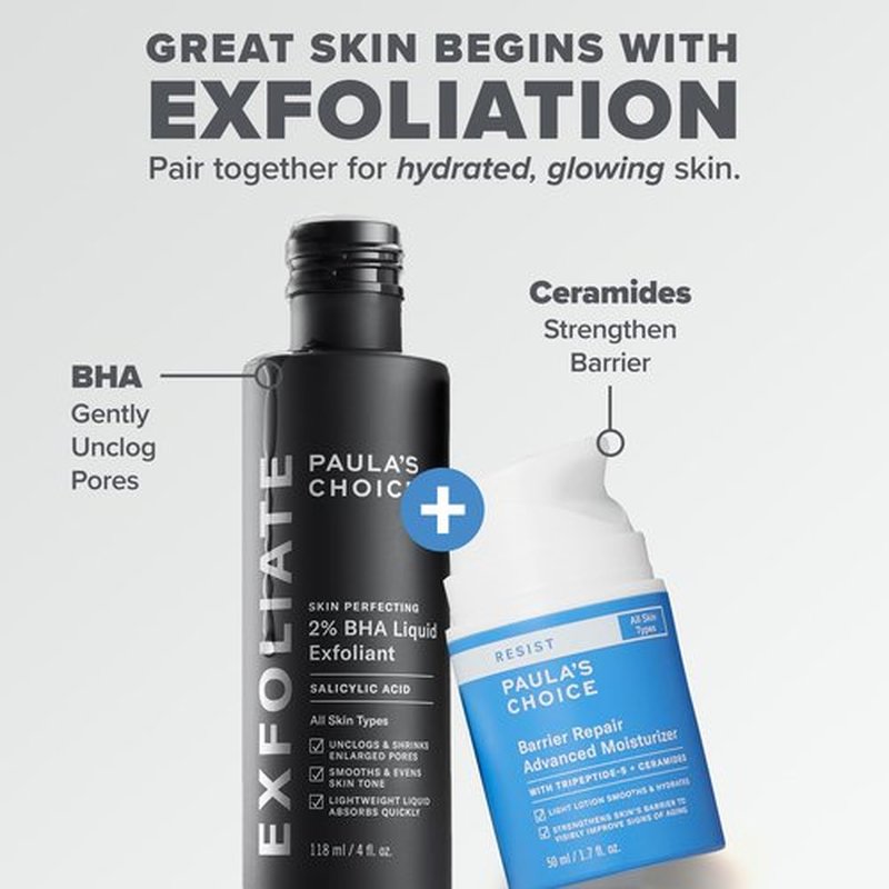 Paula's Choice RESIST Barrier Repair Advanced Face Moisturizer with Ceramides, Peptides, Deep Hydration Face Cream for Wrinkles, Anti-Aging for All Skin Types, Fragrance-Free, 1.7 Fl Oz