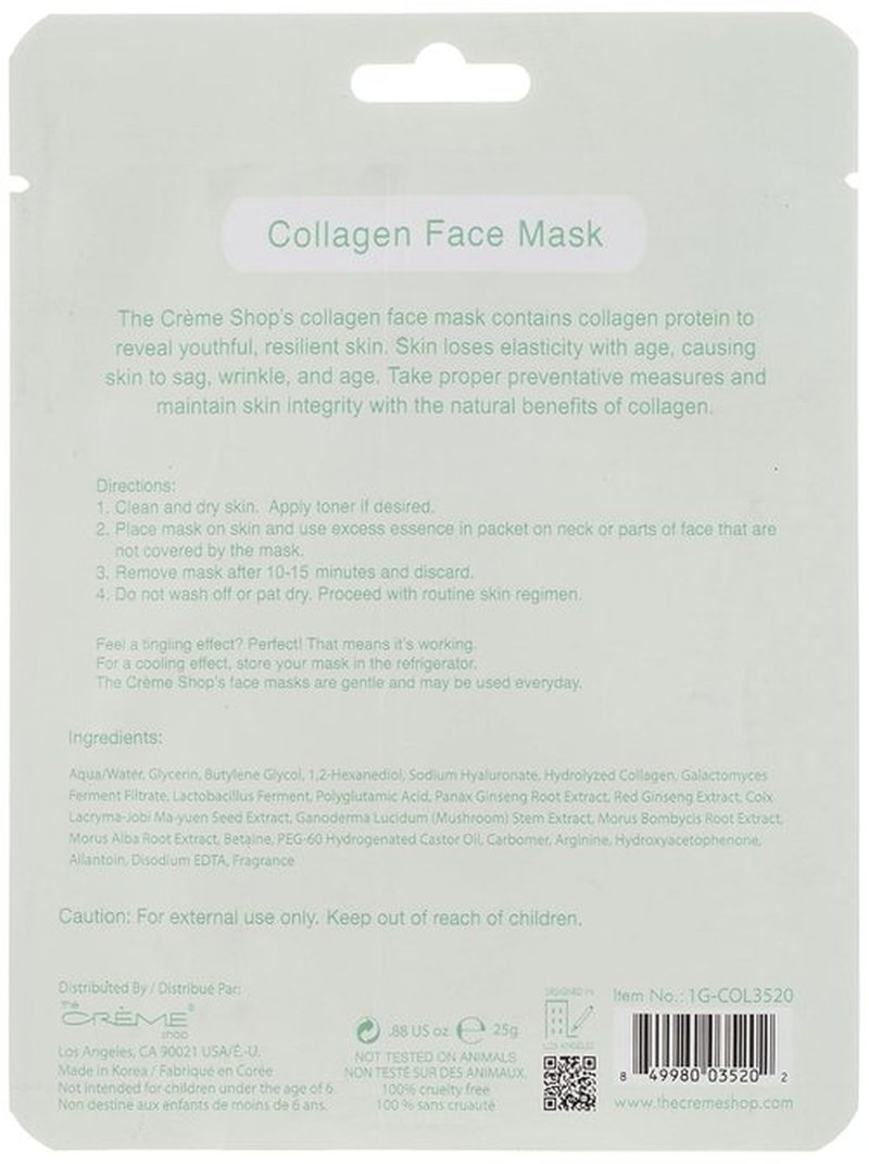 Skiennix Collagen Face Mask - Pro Youth Remedy for Radiant Skin | Single Use