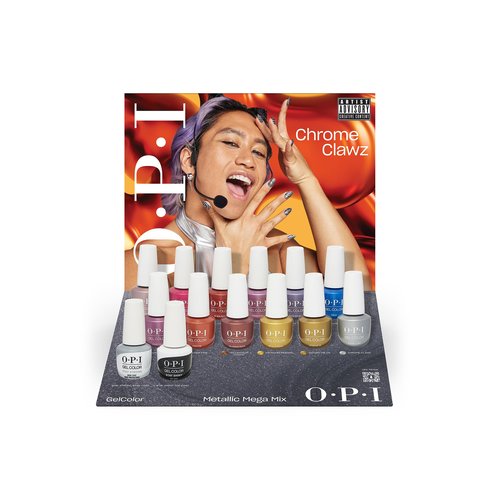 OPI GelColor You’ve Got Nail | Opaque Dark Purple Metallic UV Cure Gel Nail Polish | Metallic Mega Mix Collection