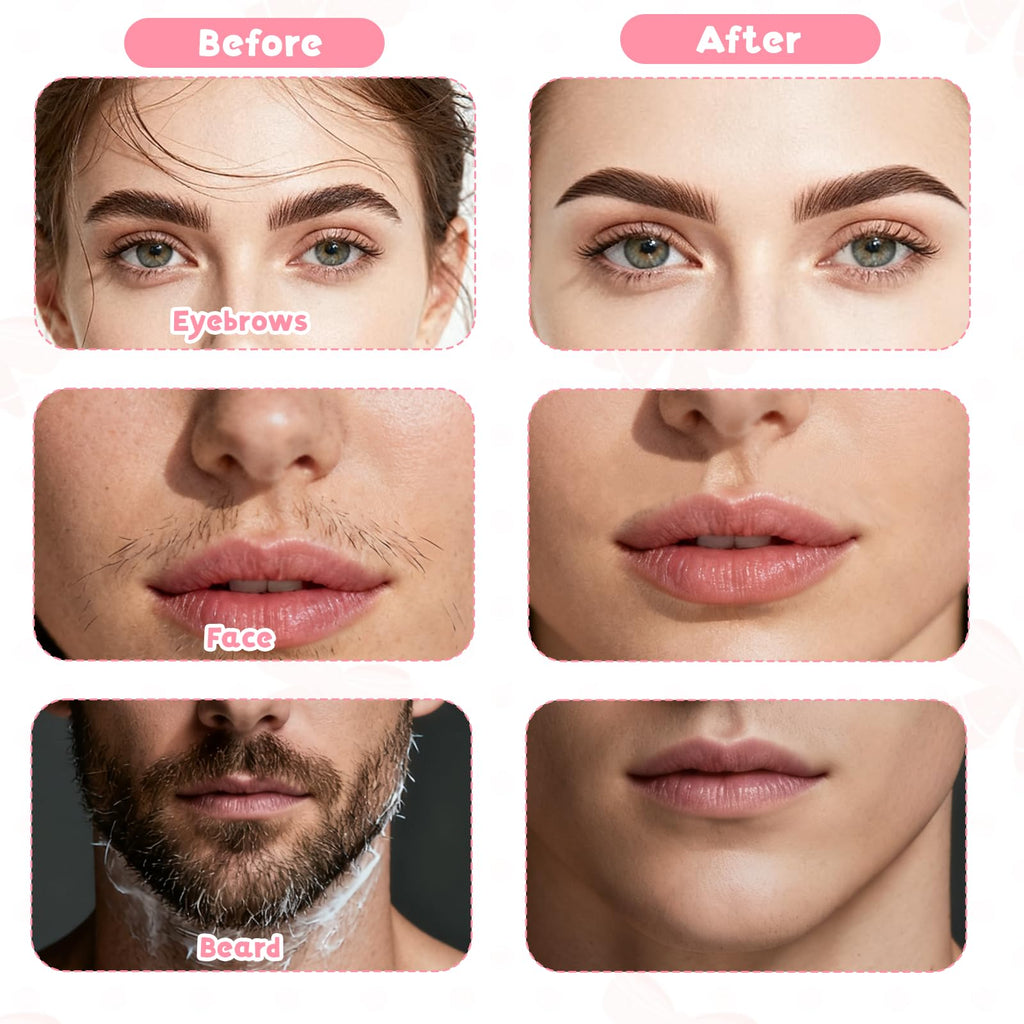 6Pack Eyebrow Razors Stainless Steel Dermaplaning Tool for Face, Small Eyebrow Shaver for Women Men Peach Fuzz and Fine