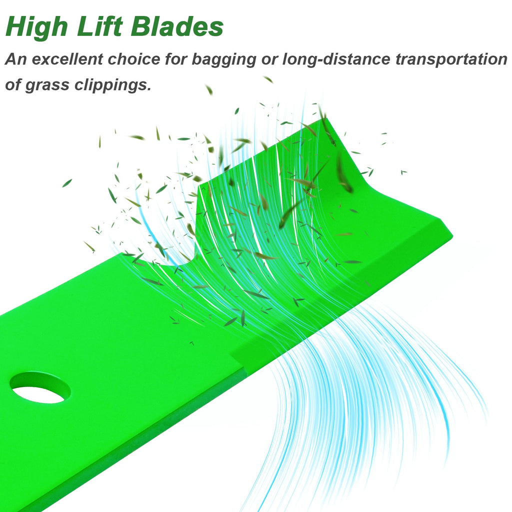 JYLEYJ 482877 481706 48110 High Lift Blade for 48" Scag Freedom Z Liberty Z Tiger Cub Exmark 48 Mower Deck Replace Hus tler 601123 Bad Boy 038-5350-00 (3 Pack)