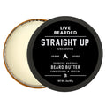 Live Bearded® Beard Butter, Straight Up, Fragrance-Free, 3 fl oz