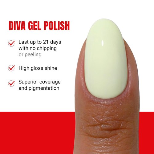 DND Gel Polish Set - Coquette Collection | UV/LED Gel & Air Dry Nail Lacquer Duo, 105 Pastel Pear, 0.5 Fl Oz