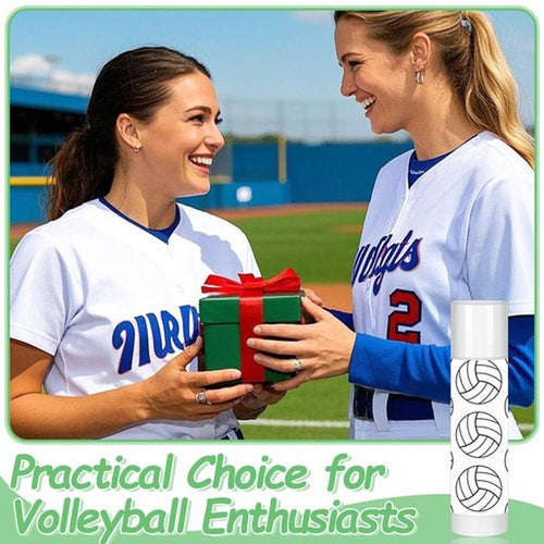 24 Pack Volleyball Lip Balm Bulk, Beeswax Moisturizing Vanilla Flavor Chapstick for Volleyball Team Gifts, Sports Theme Party Favors for Girls Kids Women & Men Sports Lovers