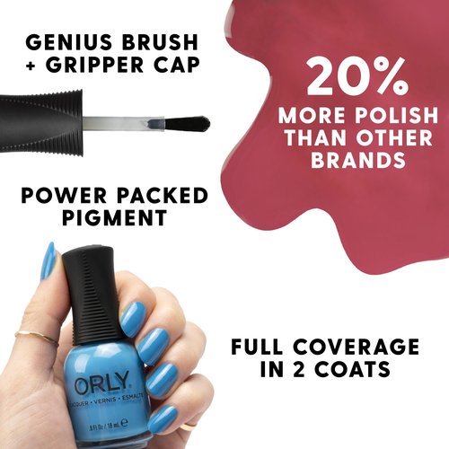 Orly Nail Polish Terra Nova Collection | Vibrant, Jewel-toned Fall Nail Shades (Starlit Shale, 0.6 fl oz)
