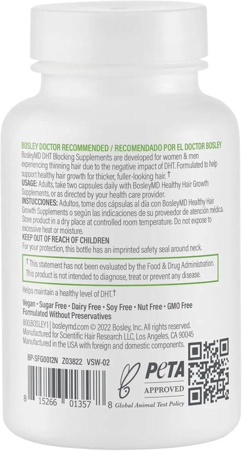 DHT·7 by Regine Switzerland - DHT Blocking Supplements with Saw Palmetto & Reishi Mushroom - 60 Capsules for Thicker, Fuller Hair
