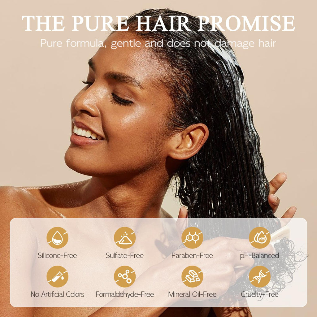 Easyes Nourishing Repair Conditioner with Peptides, Lightweight Deep Hydration & Frizz Control, Strengthens and Smooths Hair, Scalp-Safe, Silicone & Sulfate Free, for Men & Women, All Hair Types
