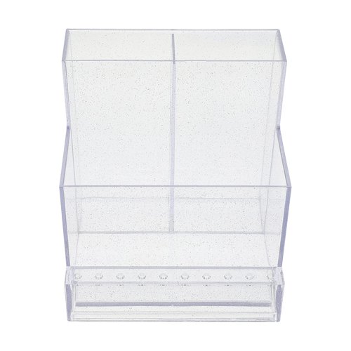 Beaupretty Nail Drill Bit Organizer Case 4.13X4.13X4.05In Compact Storage Box Portable Nail Grinding Head Holder for Manicure Salon and Home Use