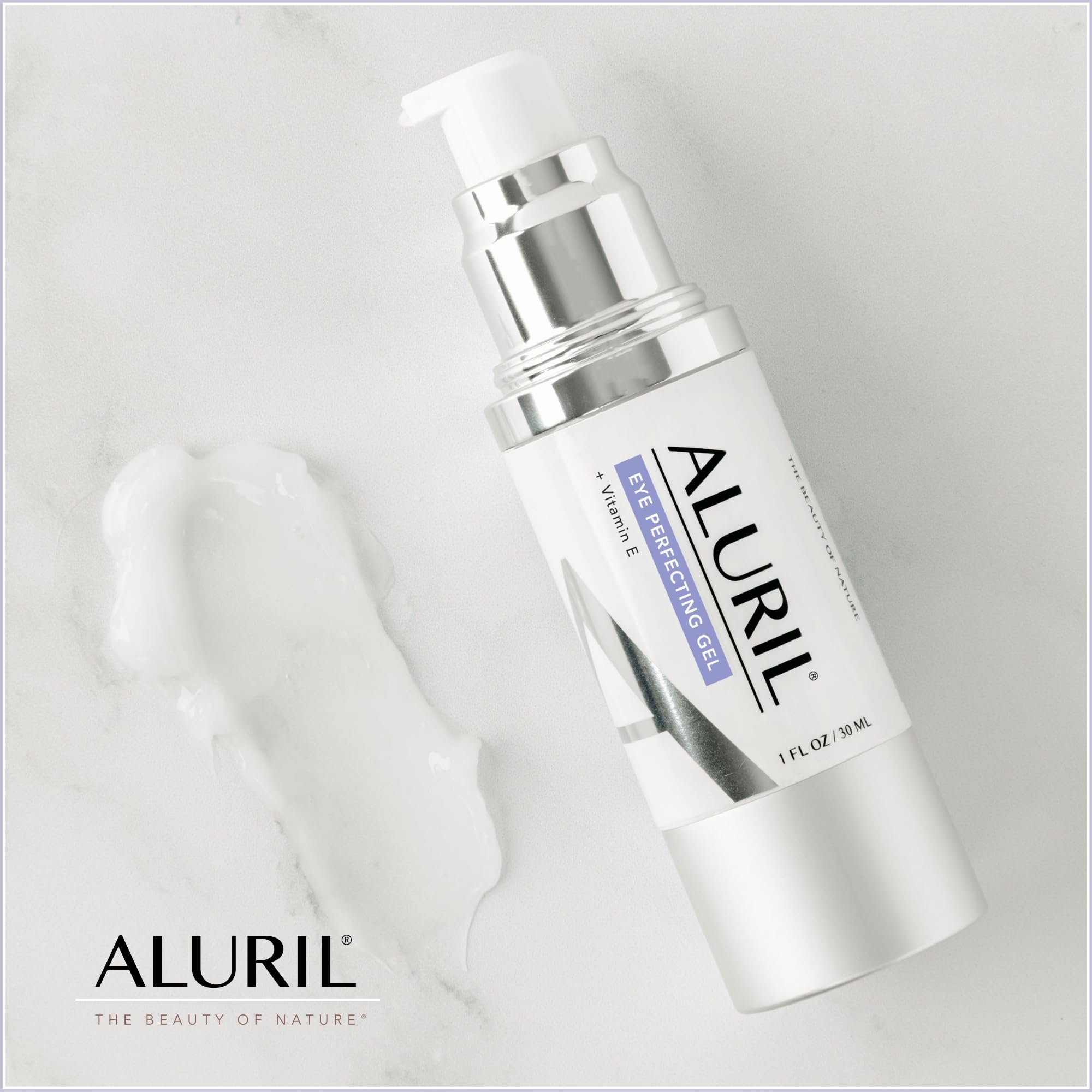 ALURIL Eye Perfecting Gel – Hydrating & Nourishing Targets Dark Circles, Depuff & Revitalize Under Eye Area, Enhanced with Vitamin E to Refresh Skin Tone & Texture, Suitable for All Skin Types 1 fl oz