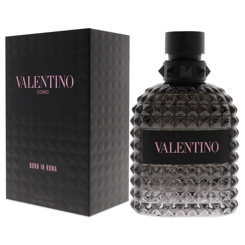 Valentino Uomo Born In Roma - 3.4 oz Eau de Toilette Spray for Men | Elegant Fragrance