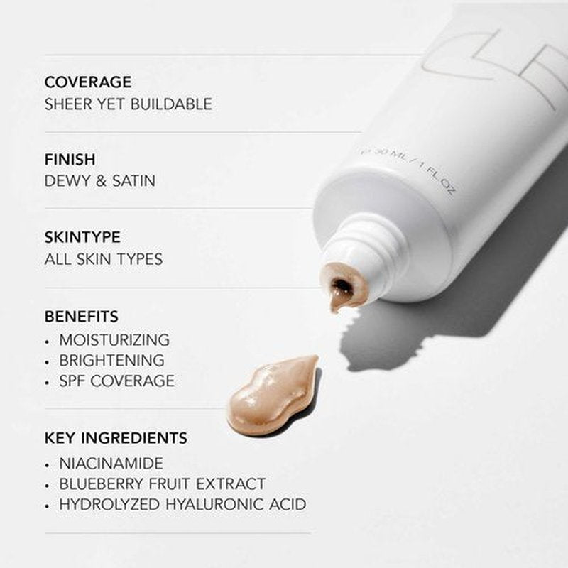 CLE Cosmetics CCC Cream (Warm Medium Light 203 / SPF 50) - Color Correcting With Sunscreen - Lightweight, Hydrating Foundation - BB & CC Hybrid - Light to Medium Coverage - 1 fl oz