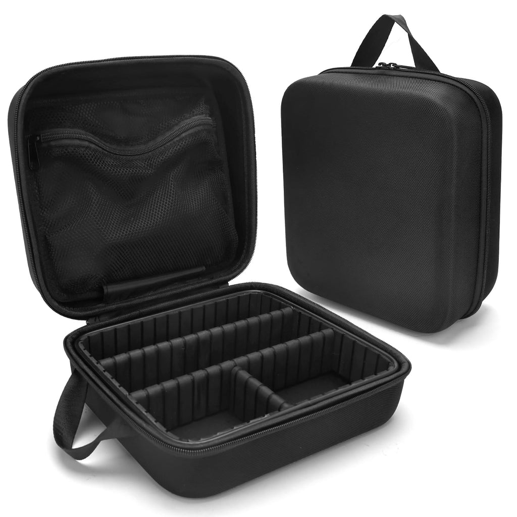 ZIBARBER Barber Carrying Case,Barber Case, Stylist Tool Box Professional Salon Hair Cutting Grooming Kit Storage Organizer for Clippers, Scissors, Barber Supplies (Small)