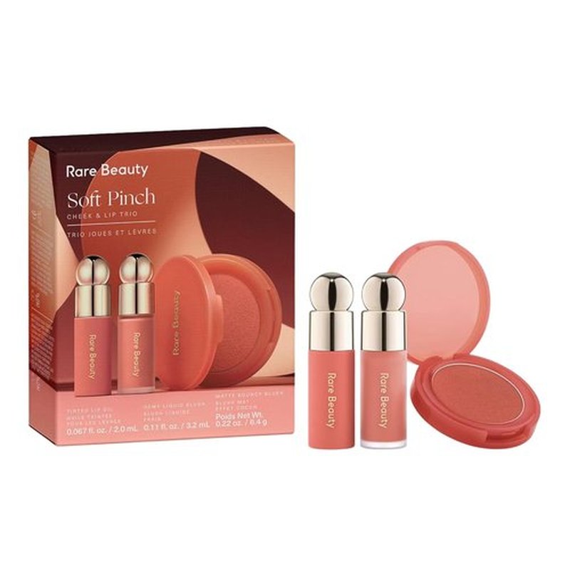 Rare Beauty Soft Pinch Cheek & Lip Trio - Mini Matte Blush & Tinted Lip Oil Set