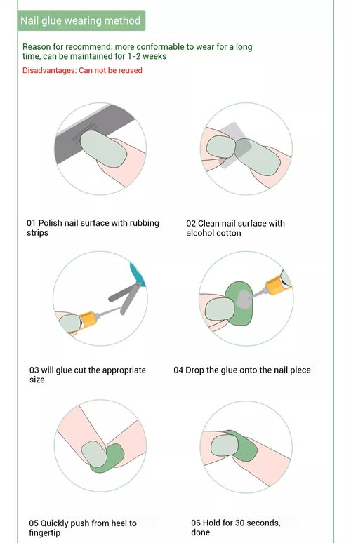 Press on Nails Handmade Almond Medium 3D Flower Design Reusable Fake Nail for Women's 10pcs (Mermaid Summer, L)