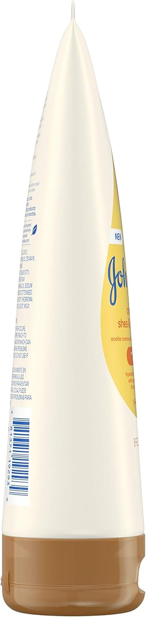 Johnson's Baby Creamy Oil - Moisturizing Body Lotion with Shea & Cocoa Butter | 8 fl. oz