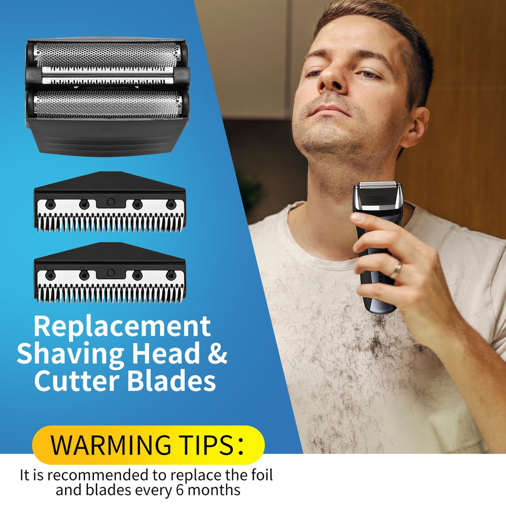 Shaver Replacement Foil for Remington TITANIUM-X Flex & Pivot shaver