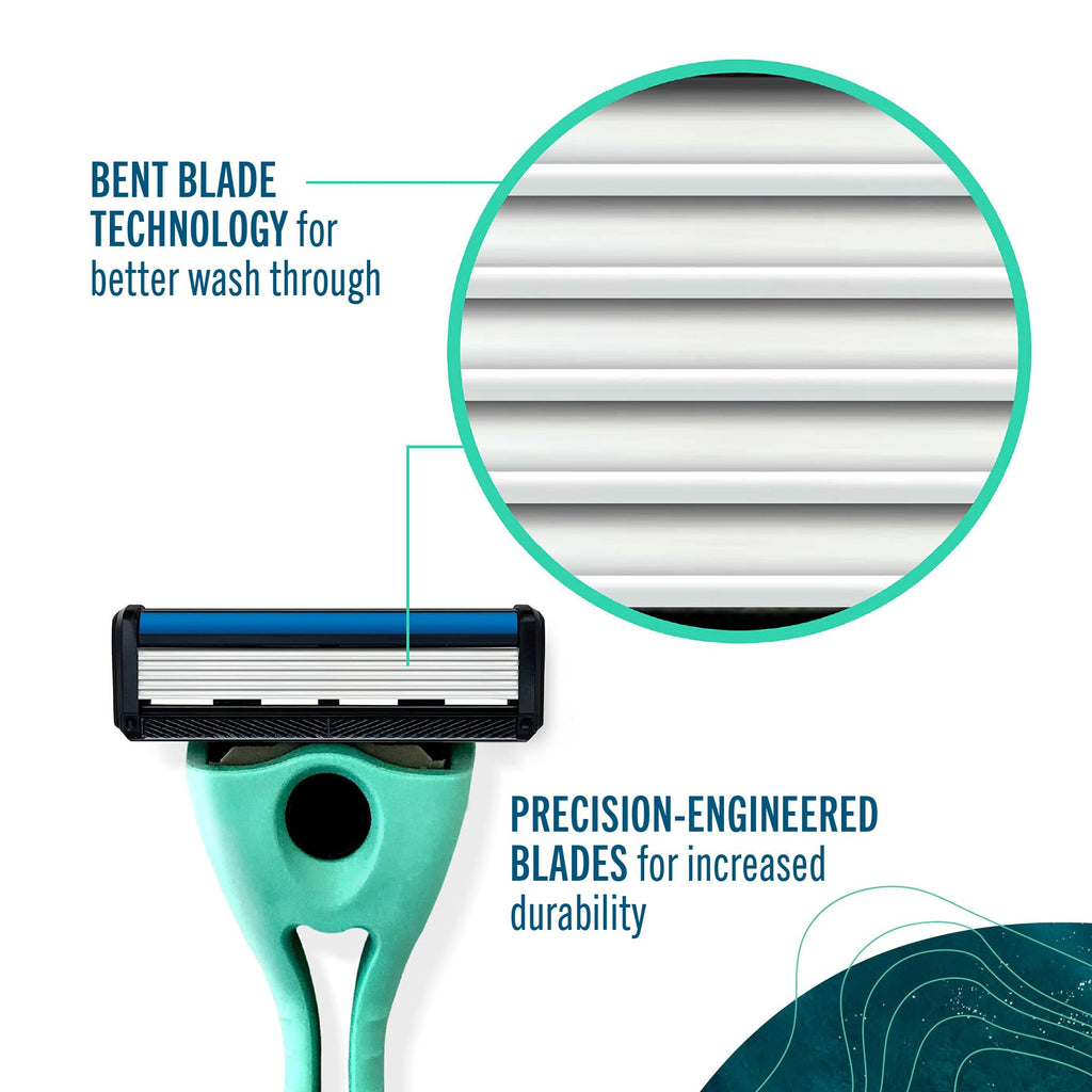 Preserve POPi Shave 5 Razor System, Charcoal Grey