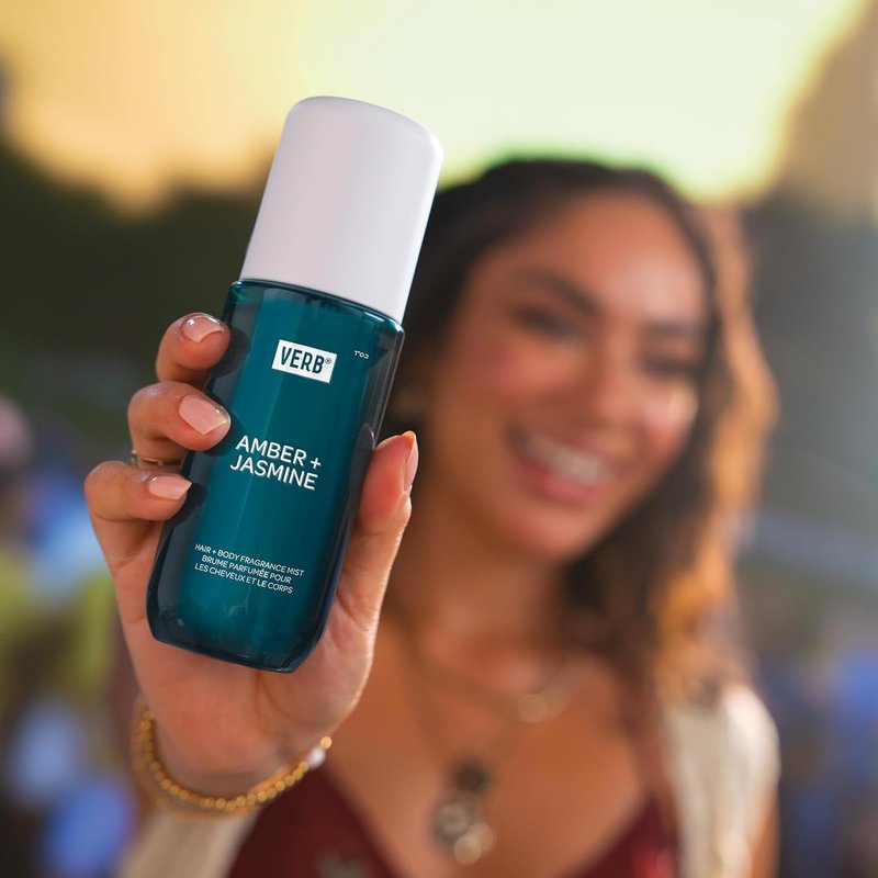 VERB Hair and Body Mist - Luxurious Amber & Jasmine Fragrance for All-Day Freshness