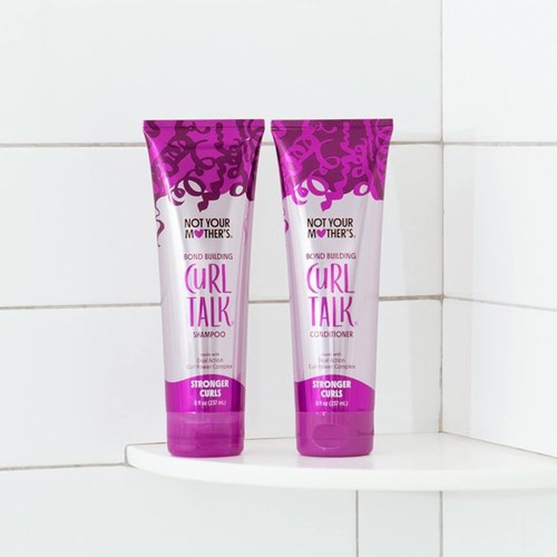 Not Your Mother's Curl Talk Shampoo & Conditioner Set - Bond Building for Curly Hair - 8 fl oz (2-Pack)