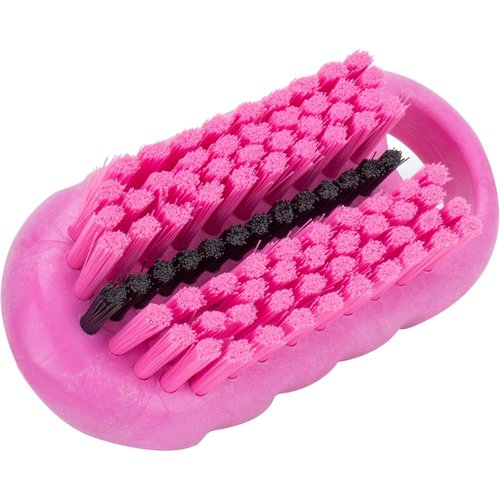 SPARTA Nail Scrub Brush Commercial-Grade, Heavy-Duty Hand and Fingernail Brush with Stiff Bristles for Gardeners, Mechanics, And Foodservice Personnel, Plastic, 5 Inches, Pink, (Pack of 12)