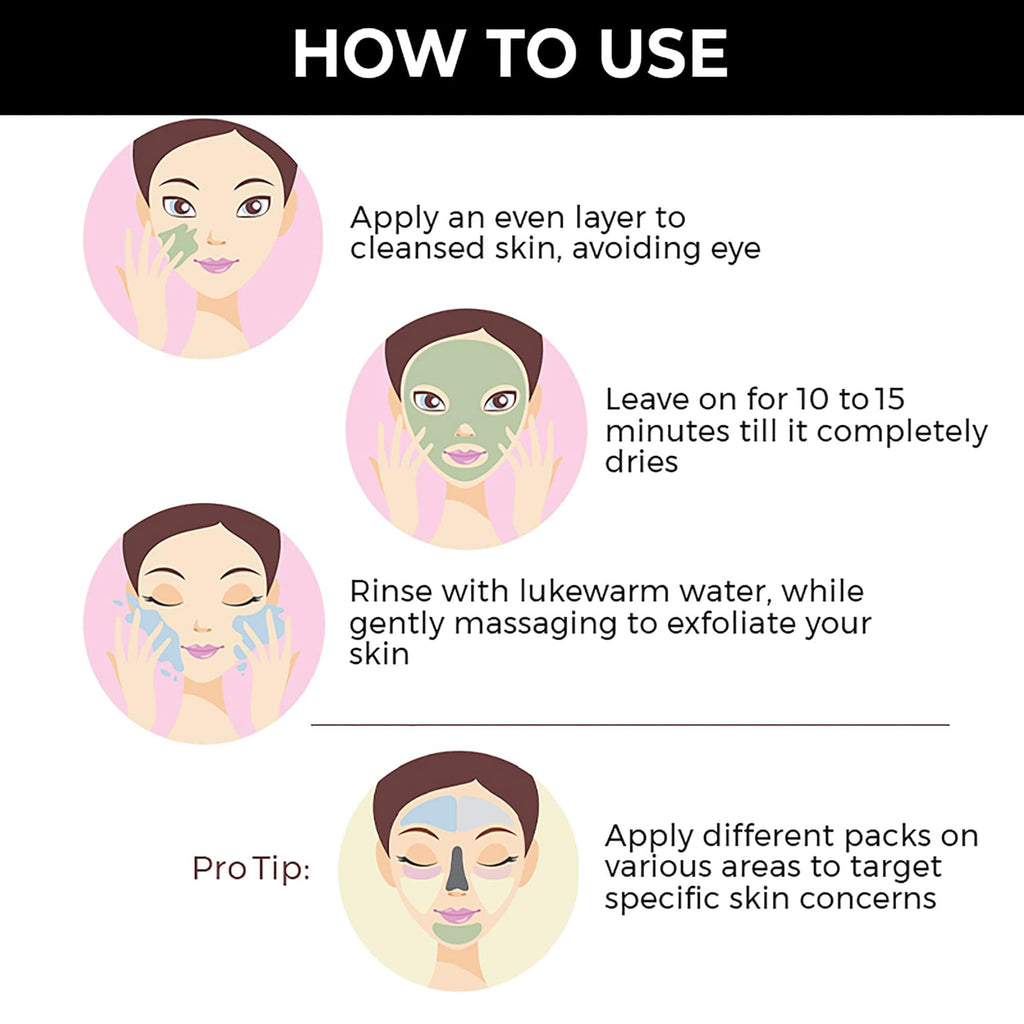 Nykaa Naturals Clay It Cool Clay Mask, Daily Detox, 3.5 oz - Clay Face Mask for Pore Reduction - Exfoliates Dead Skin Cells - Brightening Face Mask