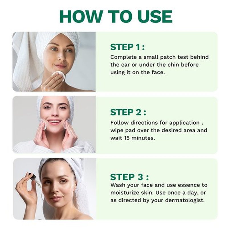 ANAI RUI 2% Salicylic Acid Face Cleansing Pads - Exfoliating Witch Hazel Wipes for Acne Relief | 80 Count