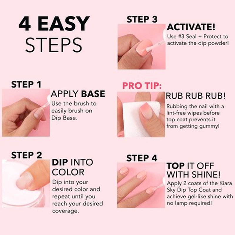 Kiara Sky Dip Powder Purple Tones 1 oz, Grape Your Attention