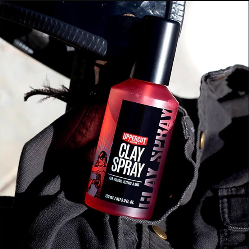 Uppercut Deluxe Clay Spray for Men - Texturizing Volume Spray with Matte Finish | 5.0 oz for Medium to Long Hair