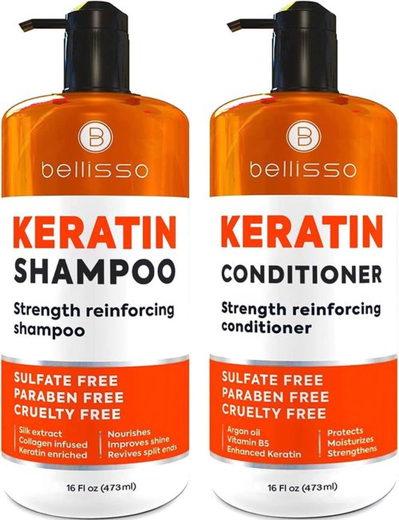 **Regine Switzerland Keratin Shampoo & Conditioner Set - Sulfate & Paraben Free | Salon-Quality Treatment for All Hair Types**