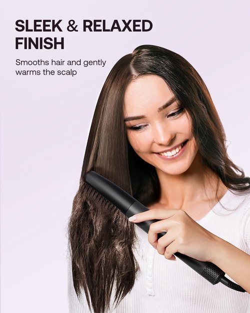 5-in-1 Hot Air Styler Wrap, High-Speed Hair Dryer Brush Blow Dryer with 2 Auto Wrap Curlers for Curling, Straightening, Volumizing, Fast Drying & Frizz-Free Styling for All Hair Types