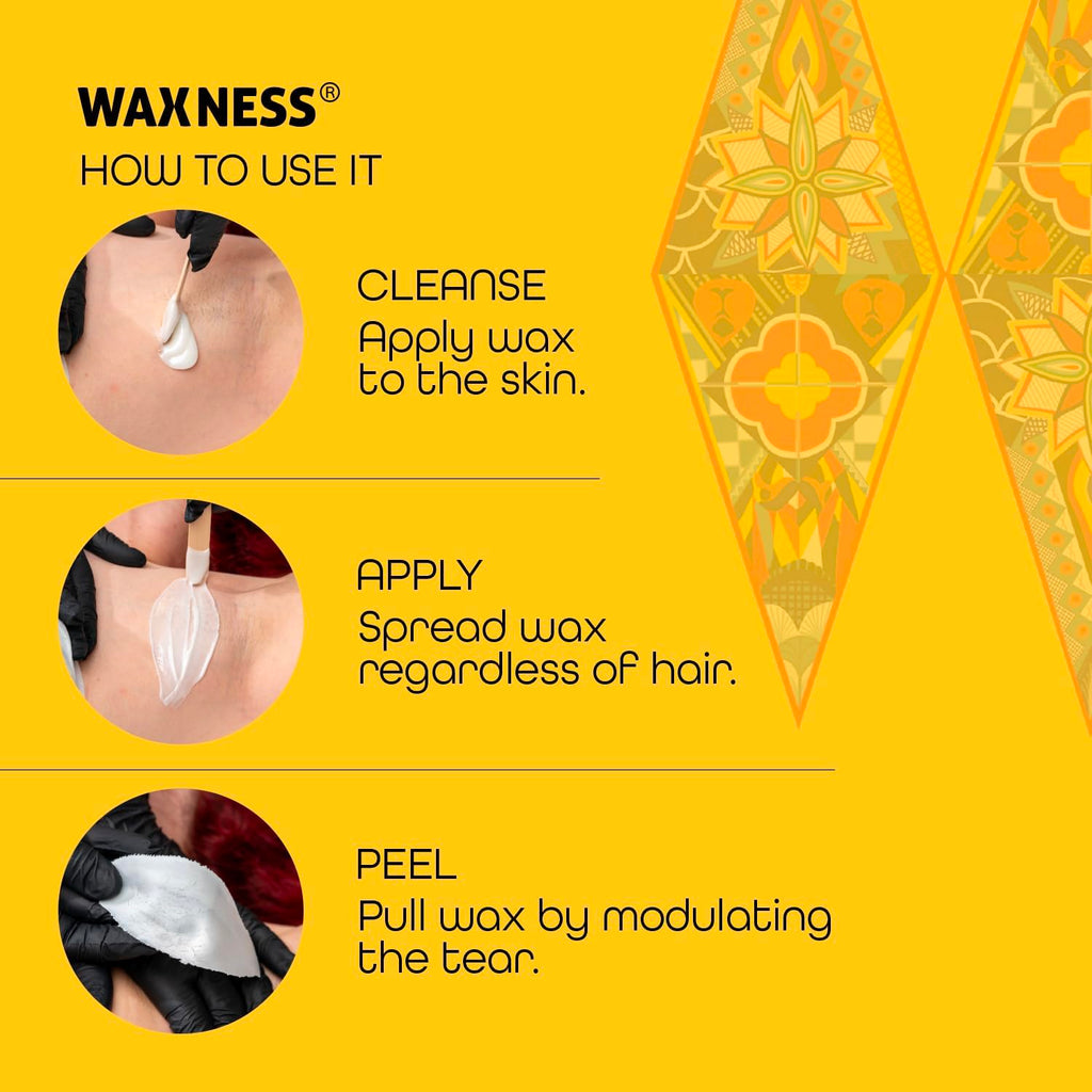 Waxness Russian Pearl Hard Wax Beads Bulk 22 lb (10 kg) – Rosin-Free Stripless Hard Wax with Creamy Texture and Skin Visibility, Salon Use – Made in Italy