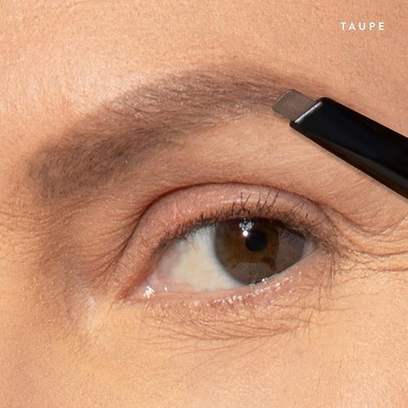 Laura Geller Sculpt-N-Stay 2-in-1 Waterproof Eyebrow Pencil & Gel - Taupe | Defines, Sets & Fills Sparse Brows