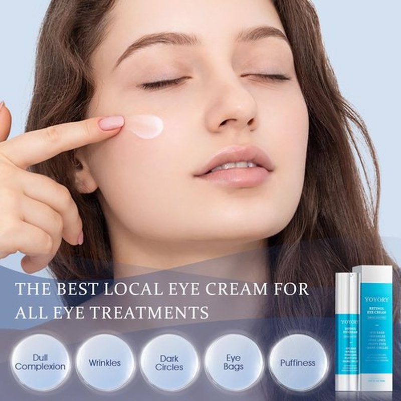 Retinol Eye Cream for Eye Bags - Anti-Aging Under Eye Treatment for Dark Circles, Fine Lines 0.67 fl oz