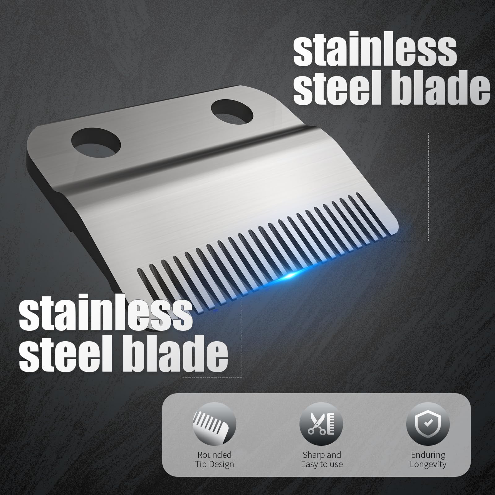 Replacement Blade for BESTBOMG Hair Clippers (Silver*1)