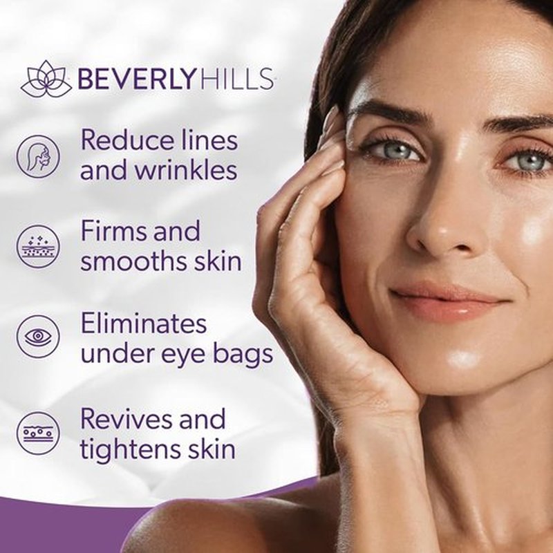 Beverly Hills V-Lift Eye Serum - Instant Eye Lift & Tuck with Bee Venom for Dark Circles | 30mL (120 Day Supply)