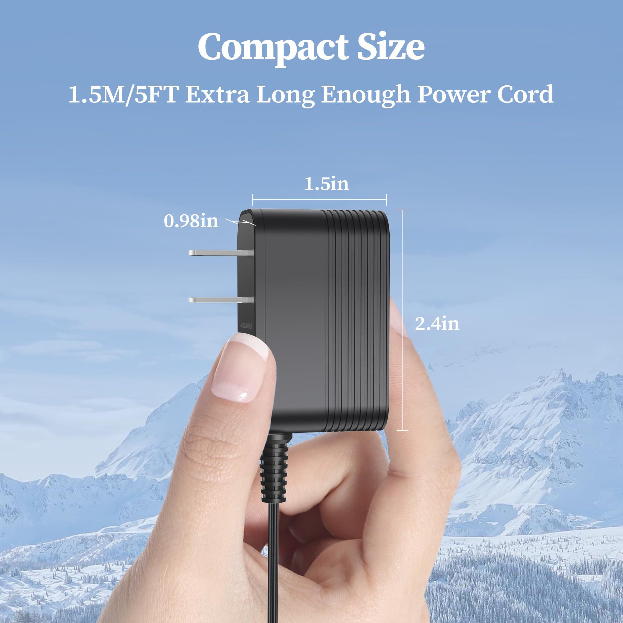 5V Charger for Beard Club Beard Trimmer Power Supply Replacement for Beard Club PT45 Beard Trimmer Charging Power Cord