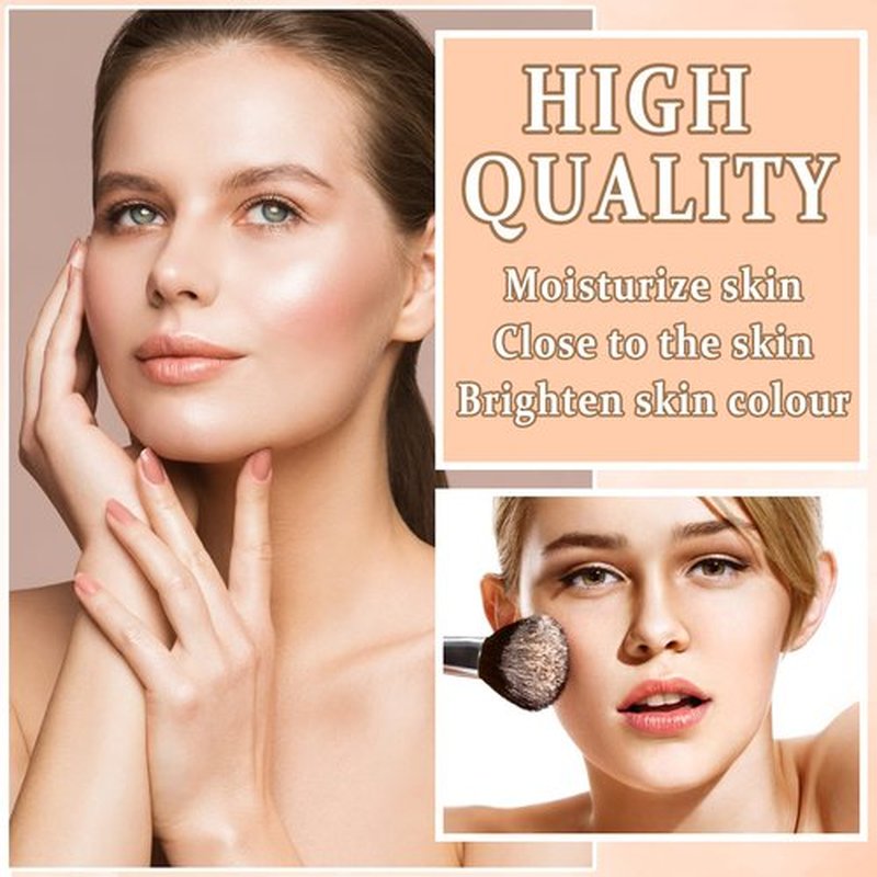 Flawless AirBrush Foundation High Coverage Foundation Smooth Creamy Matte Spray Foundation Makeup Kit For Mature Skin With Natural Nude Finish #Natural/Warm Porcelain
